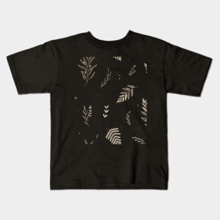 Abstract mystic plants and flowers Kids T-Shirt